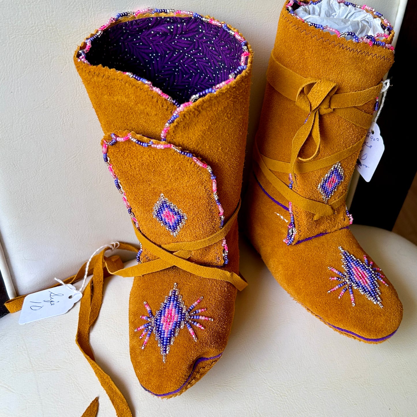 Handmade Baby Moccasin High-Tops