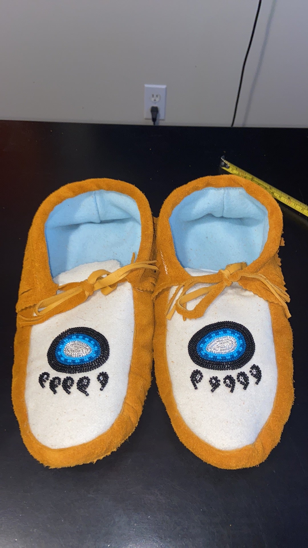 Mocassins Canada perlés faits à la main