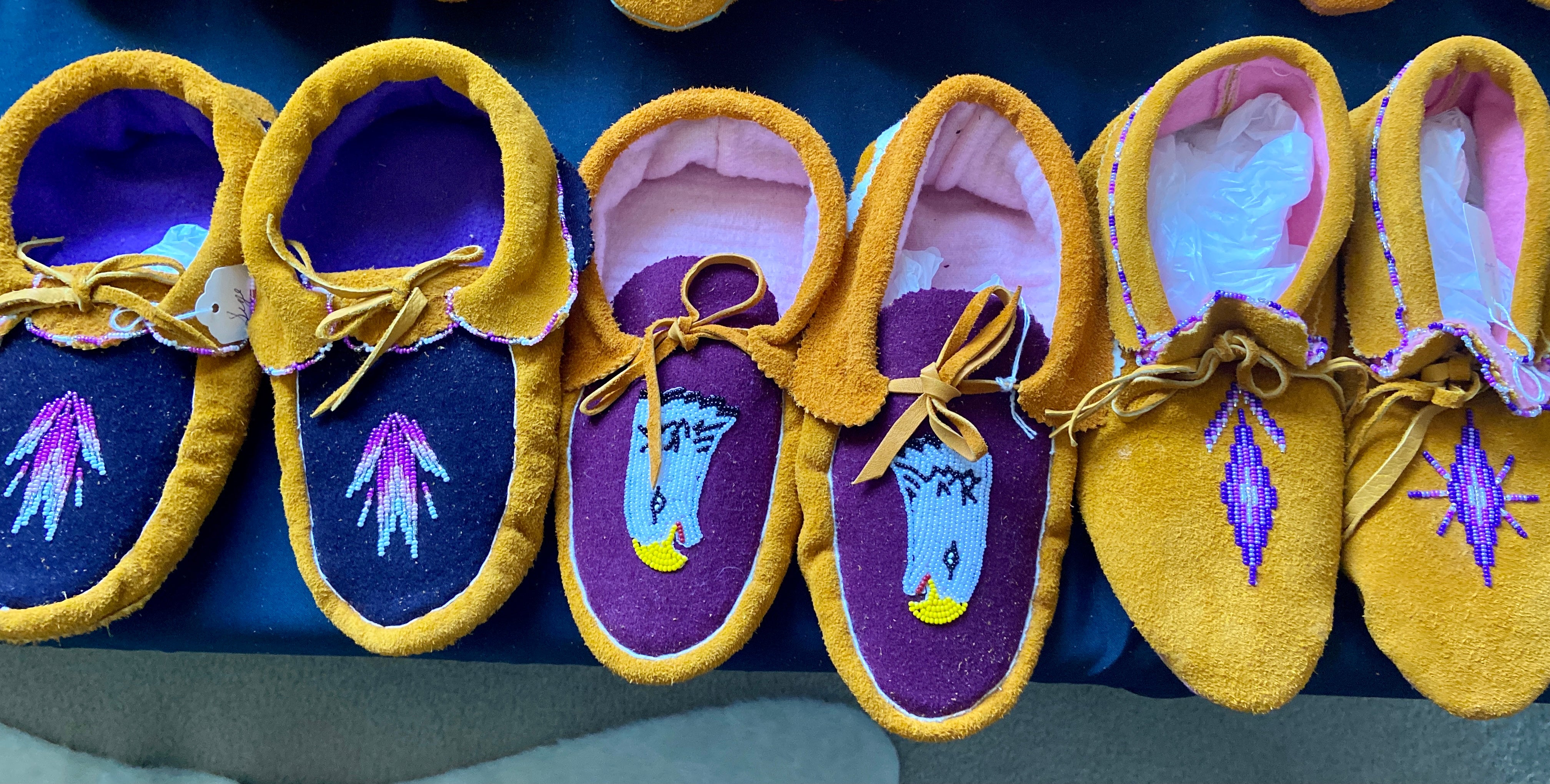 Custom beaded sale moccasins